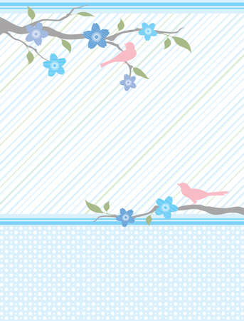 Blossom Birdのイラスト素材