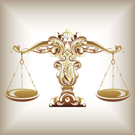 12 Constellations ------- Libraのイラスト素材