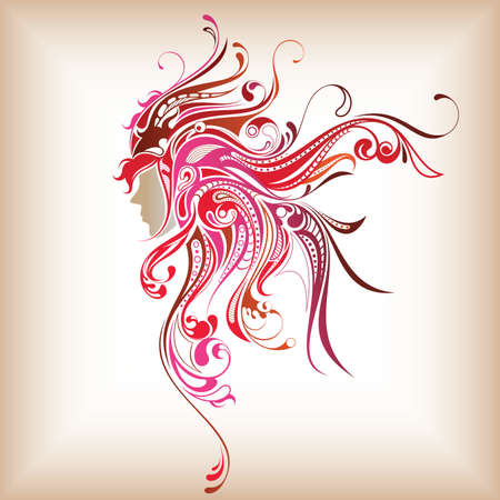 12 Constellations ------- Virgoのイラスト素材