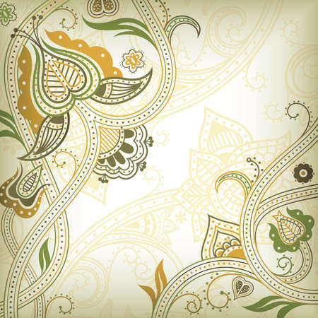 Abstract Floralのイラスト素材