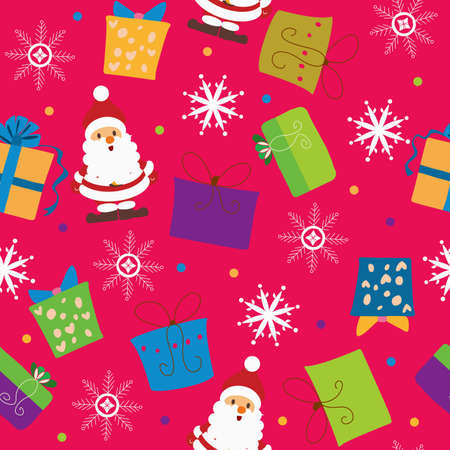 Seamless Christmas Pattern 7のイラスト素材