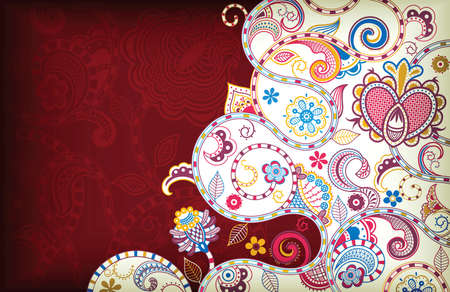 Floral Abstractのイラスト素材