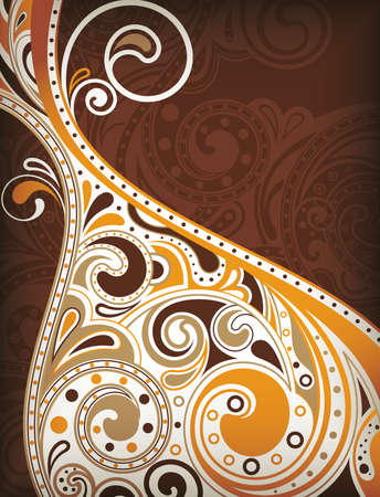 Chocolate Abstract Backgroundのイラスト素材