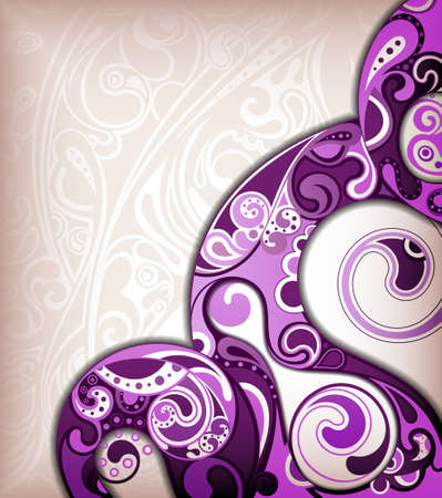 Abstract Purple Backgroundのイラスト素材