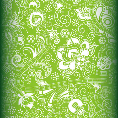 Seamless Floral Pattern 2のイラスト素材