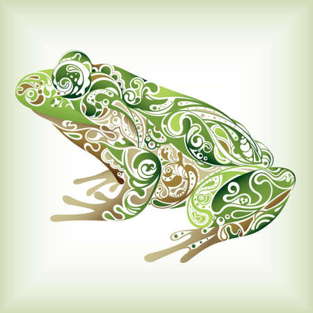 Abstract Frogのイラスト素材