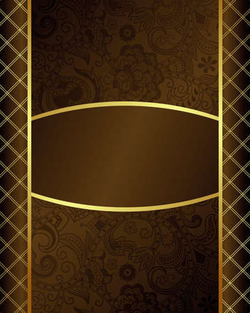 Abstract Chocolate Cover Designのイラスト素材