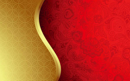 Abstract Curve Backgroundのイラスト素材