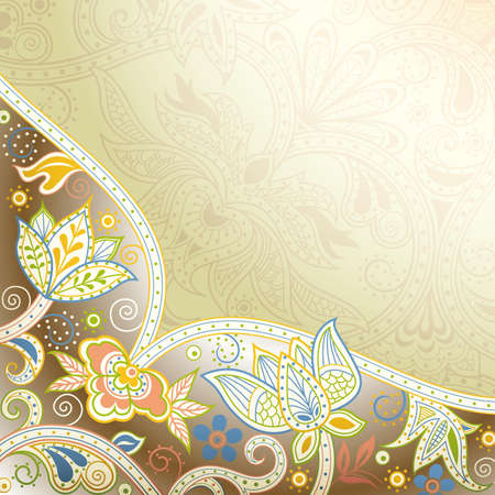 Abstract Floralのイラスト素材