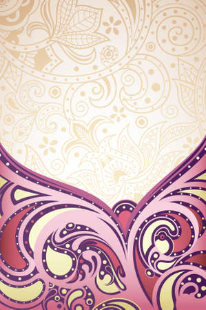 Abstract Curve Backgroundのイラスト素材