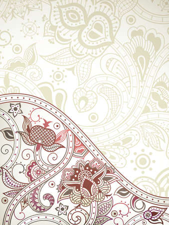 Abstract Floral Backgroundのイラスト素材