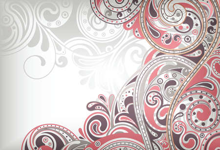 Abstract Curve Backgroundのイラスト素材