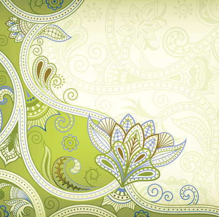 Abstract Floral Backgroundのイラスト素材