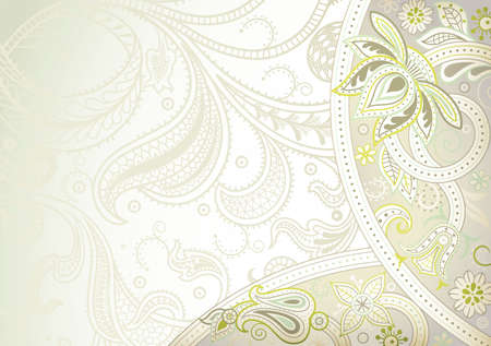 Abstract Floral Backgroundのイラスト素材