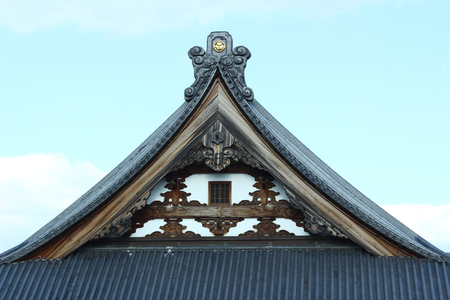 Japanese tile roofの写真素材
