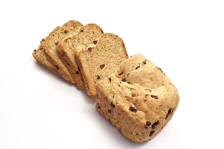 Homemade raisin breadの写真素材