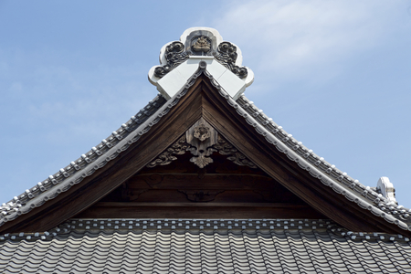 Japanese tile roofの写真素材