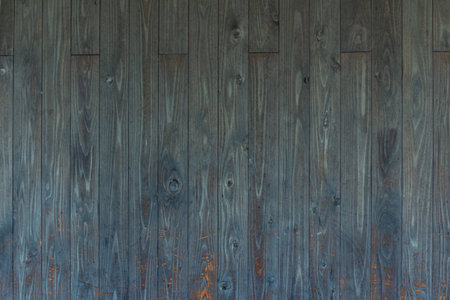 Close-up of textured blue color wooden board.の写真素材