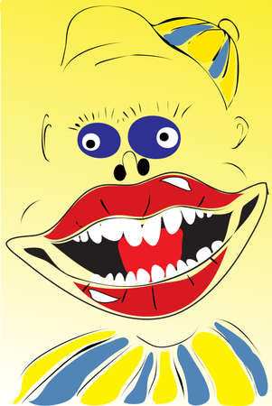 The illustration - crazy manのイラスト素材