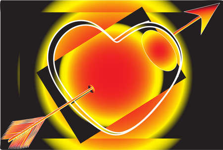 The illustration - loveのイラスト素材