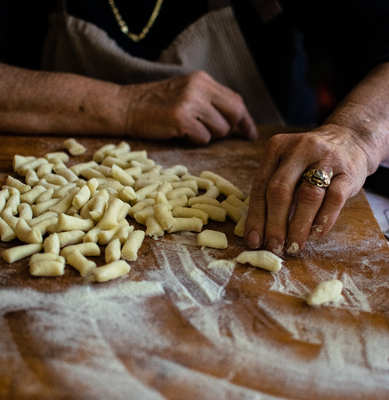 Italian pasta cookingの写真素材