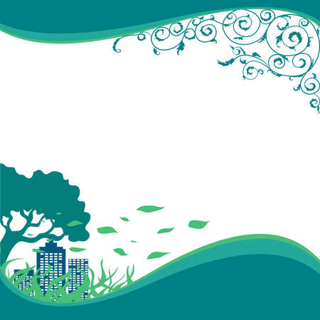 ECO, Green,Nature Bannersのイラスト素材