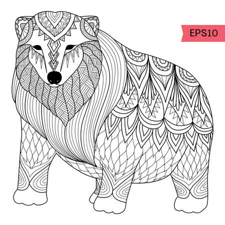 bear illustrationのイラスト素材