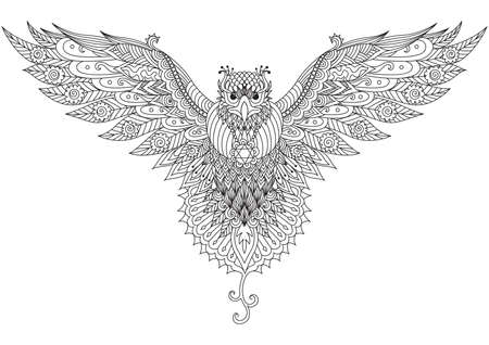 Beautiful falconのイラスト素材