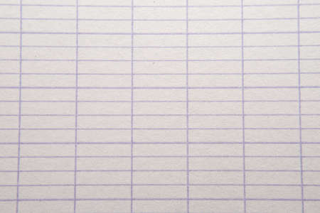 A sheet of paper with blue lines の写真素材