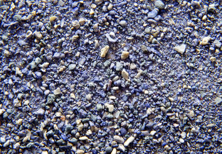 Blue sand and stone backgroundの写真素材