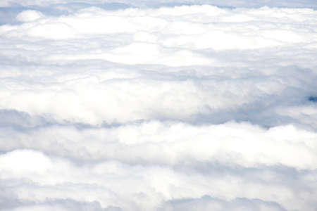 Clouds from above at 30000 feet