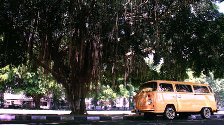 Car at the roadside.のeditorial素材