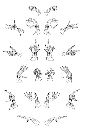 clawsのイラスト素材