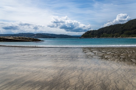 Coastal landscape from Galician coast, spain