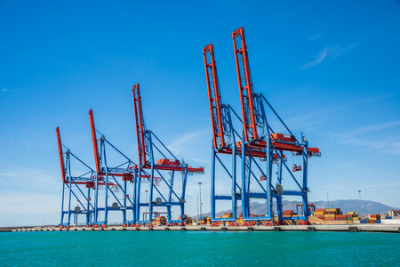 Harbor cranes