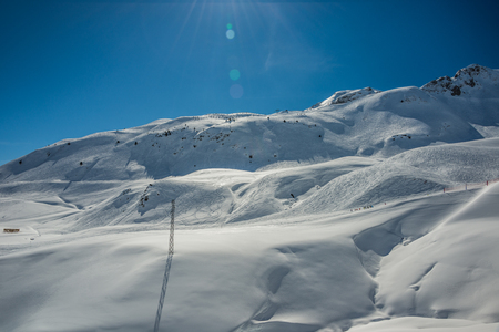 Mountains from Formigal winter resort.の写真素材