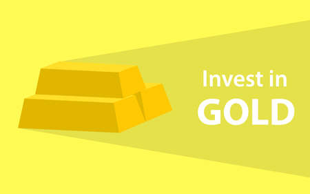 Invest in gold quotes.のイラスト素材