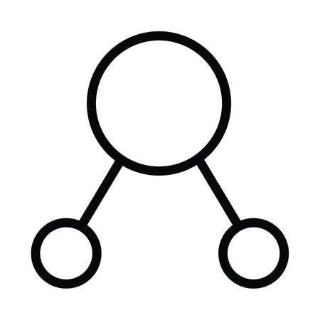 a triad compound chemical icon vector illustrationのイラスト素材
