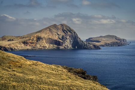 Landscape of Ponta de Sao Lorenco Madeira island, Portugal.の写真素材