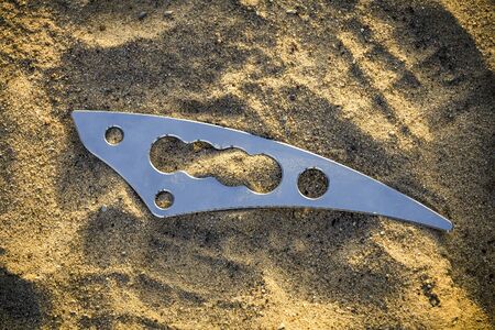 Medical blade for alternative medicine, isolated and close up.の写真素材