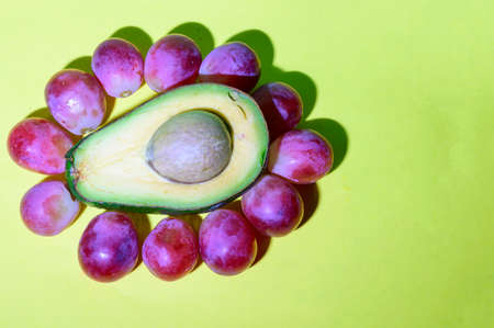 grape very fresh healthy fruits and decoration fruitsの写真素材