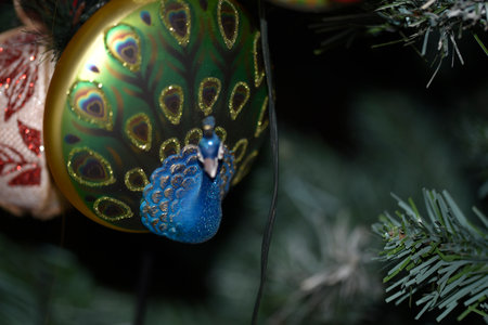 ornaments very nice colorful decorations for the christmasの写真素材