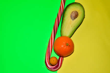 fruits very nice colorful food close upの写真素材