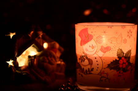 very nice colorful decoration close upの写真素材