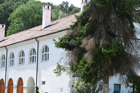 Old house in the old town of Bratislava, Slovakiaの写真素材
