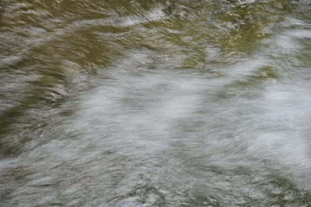 closeup of water flowing in a river, abstract background for design