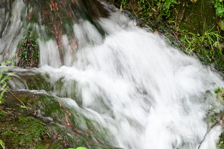 Waterfall in deep forest at Doi Inthanon National Park, Thailand