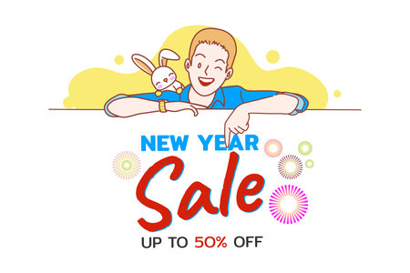 Sale story template, price drop, welcome happy new year ready for social media. Vector illustration for flyers, banners, invitationsのイラスト素材