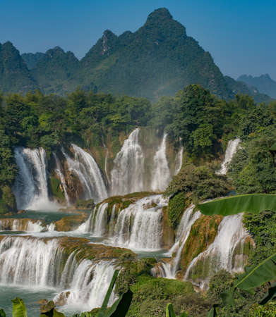 Waterfall - Detian waterfallの写真素材