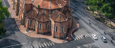 Notre-Dame Cathedral Basilica of Saigon, officially Cathedral Basilica of Our Lady of the Immaculate Conception is a cathedral located in the city of Ho Chi Minh City, Vietnam.のeditorial素材